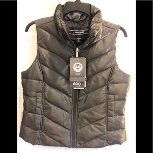 Land's End Silver Premium Down Puffer Vest - NWT